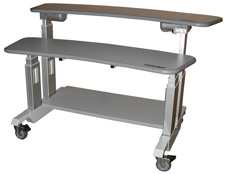 Dual Tier Cart 6036 - gray