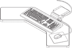 Keyboard Tray - Ergonomic     TR3000