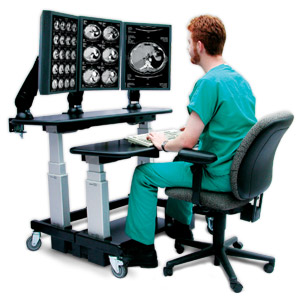 Dual Tier PACS Workstation - DT4836 black