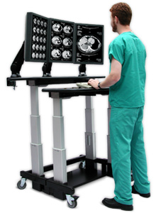 Dual Tier PACS Workstation - DT4836 black