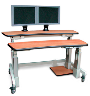 Dual Tier PACS Workstation - DT6036 Natural Pear