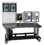 Dual Tier PACS Workstation DT7236 w/ illuminators