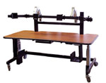 Ergo Tier ET7234 - 4 monitors - wild cherry