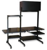 OmniBus OB723672  - black with flipper cabinet