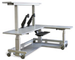 Corner Single Tier STC7272_2424 w/ top shelf
