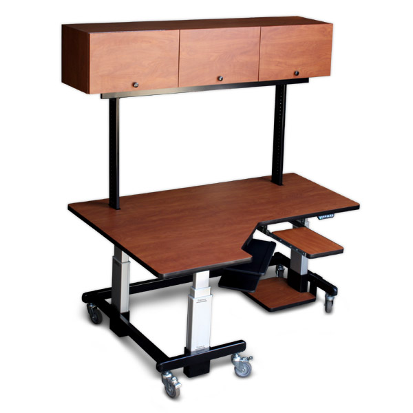 Corner Single Tier STC7248_3030 w/ flipper cabinet