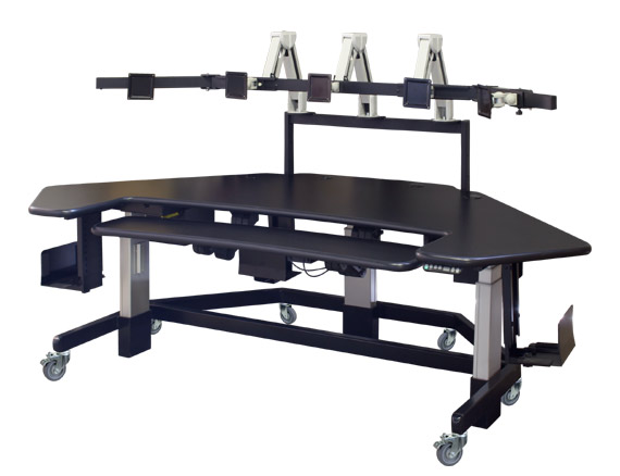 Single Tier -ErgoHex with cutout